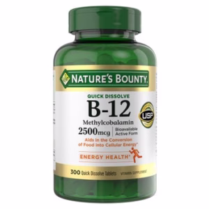 Nature's Bounty B-12 Methylcobalamin 2500 mcg - Imagem 1