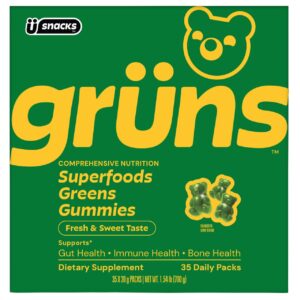 Grüns Adult Greens Gummies - 35 Daily Packs - Imagem 1