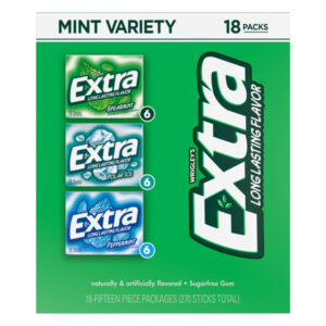 Extra Sugar-Free Gum Mint Variety 18-Pack - Imagem 1