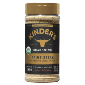 Kinder's Organic Prime Steak Seasoning with Black Garlic & Truffle - Imagem 1