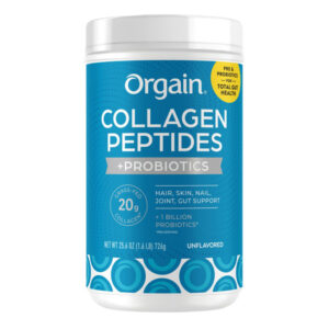Orgain Collagen Peptides + Probiotics Unflavored - Imagem 1
